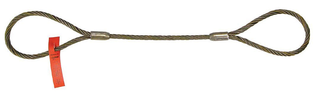 Wire Rope Sling, 18ft L, Vert Cap 11200 lb L379705