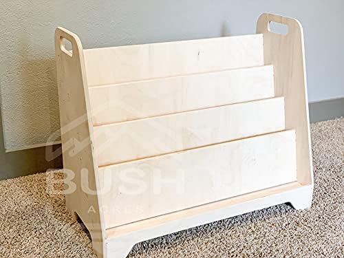 Large Montessori Wooden Bookshelf T96661