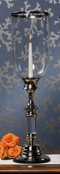 Silver Lucite Stem Hurricane X841321