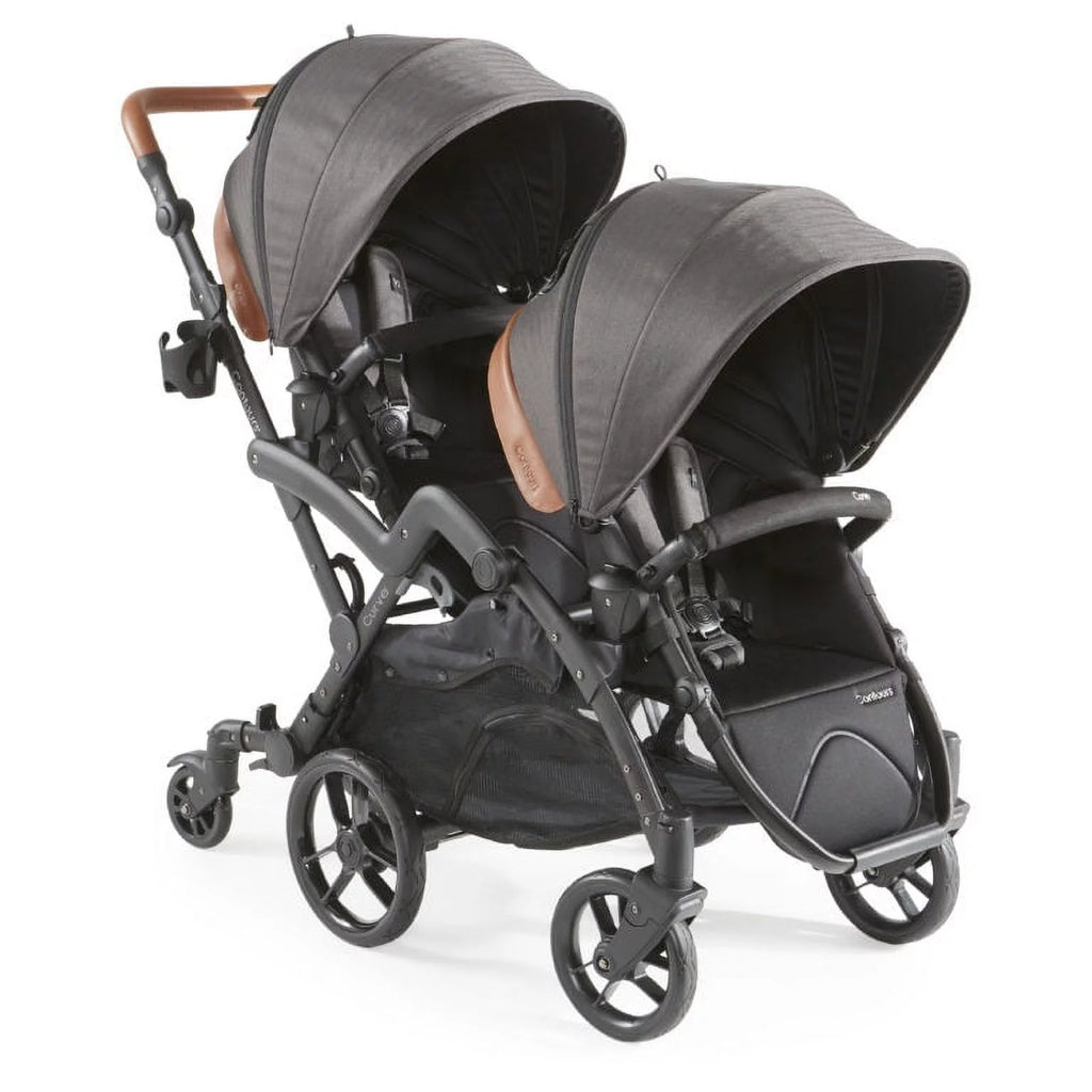 Black Double Tandem Stroller S404207