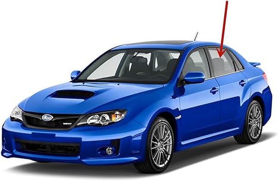 Left Side Rear Door Window Glass for Subaru Impreza / Outback 2008-2011 I916