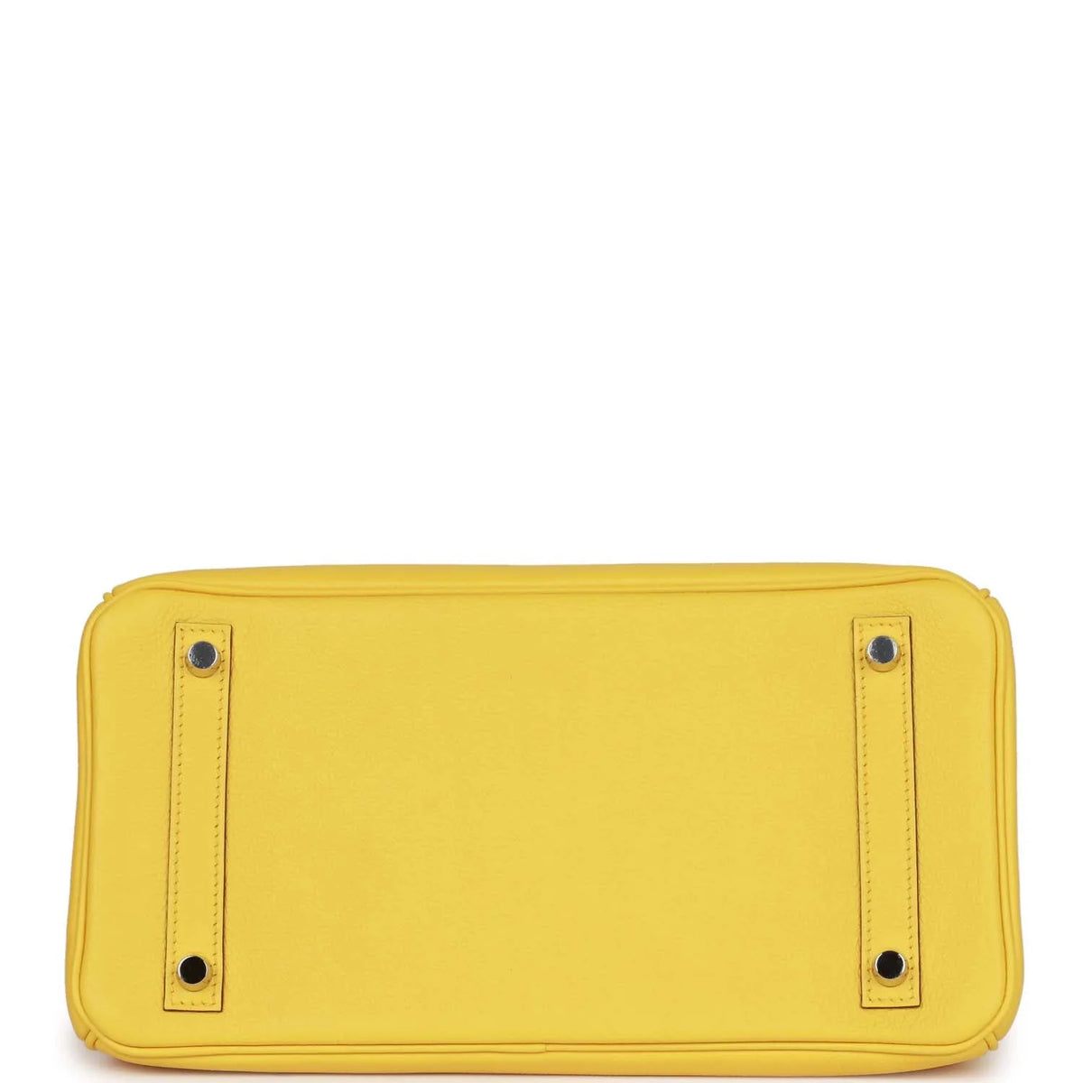 Birkin 30 Jaune de Naples Taurillon Novillo Palladium Hardware V99493