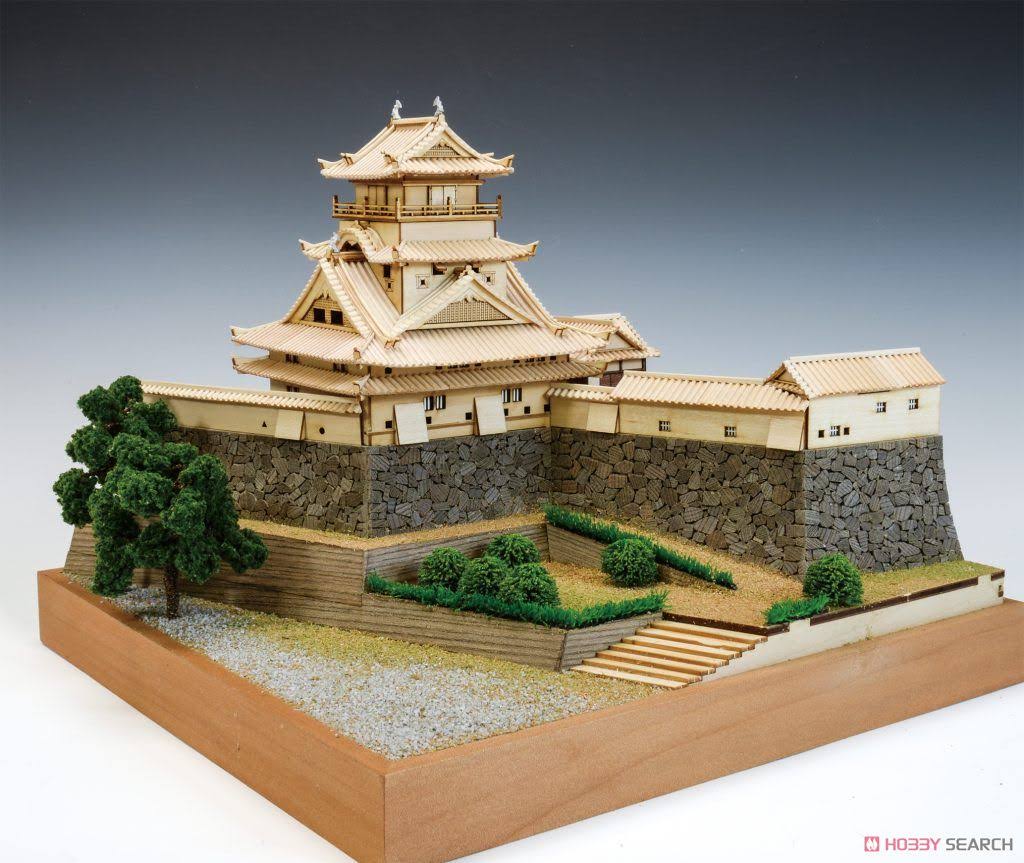 1/150 Kochi Castle Wooden Model Assembly Kit M908