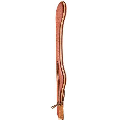 Twisted Laminated Padauk Maple Walking Stick Y4491