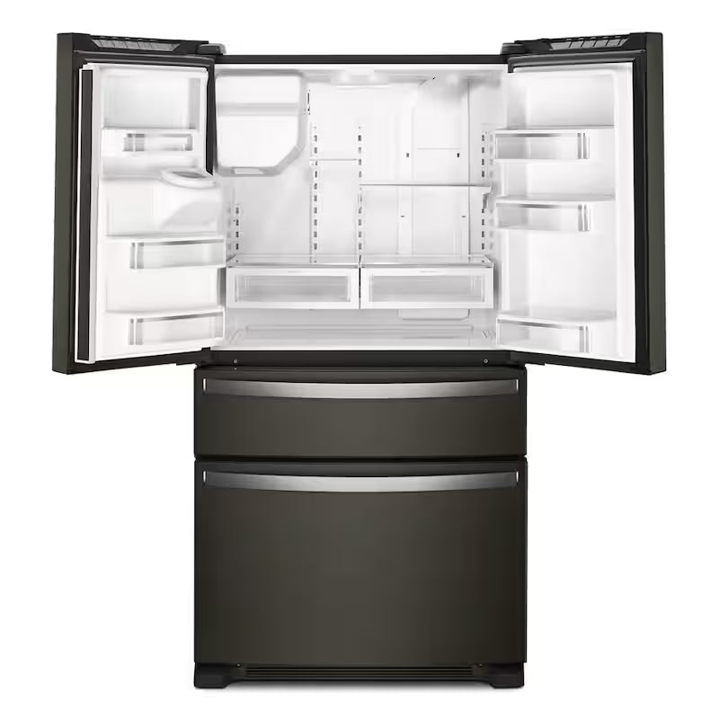 French Door Refrigerator in Black Stainless H8338