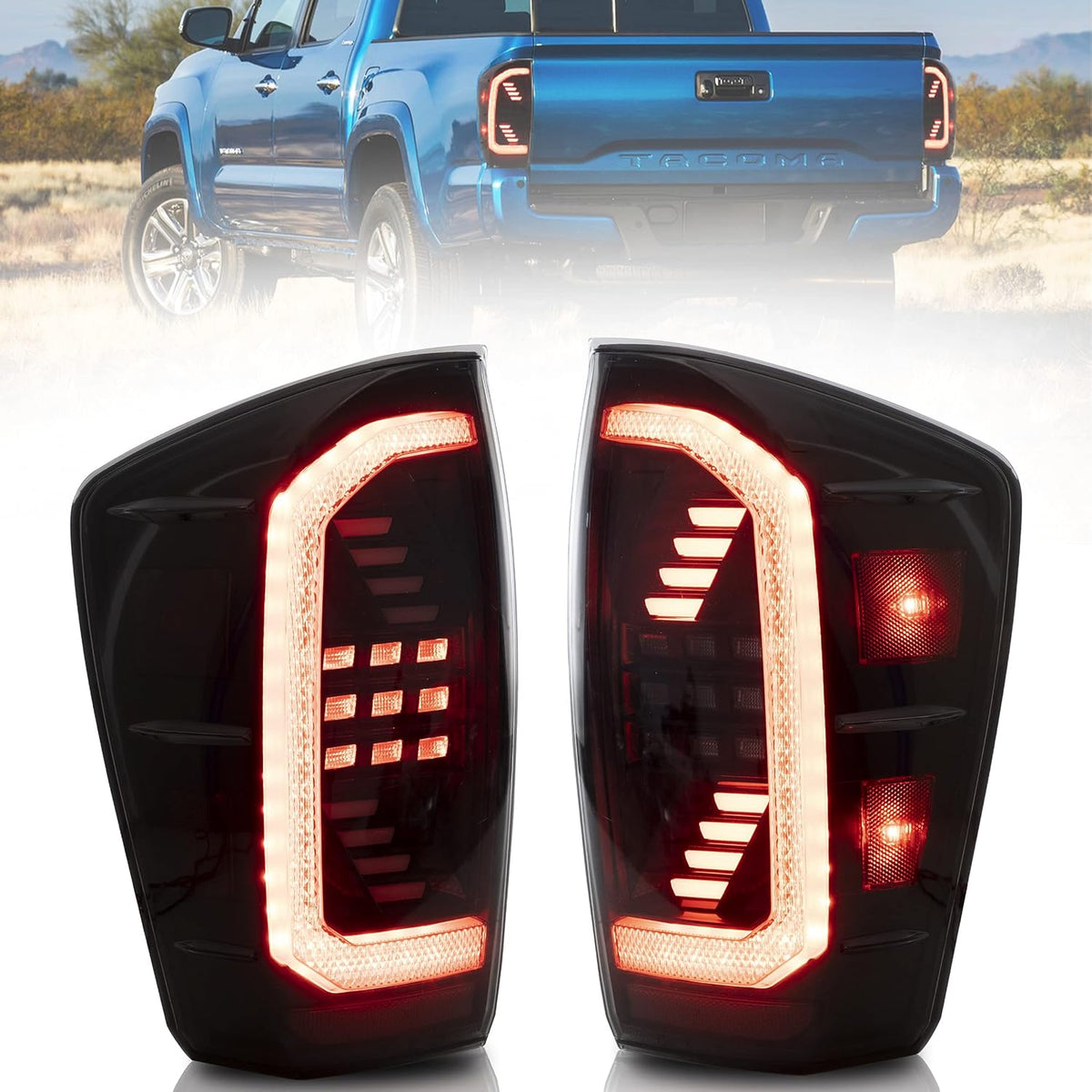 Smoked Taillights for Toyota Tacoma 2016-2021 P28750