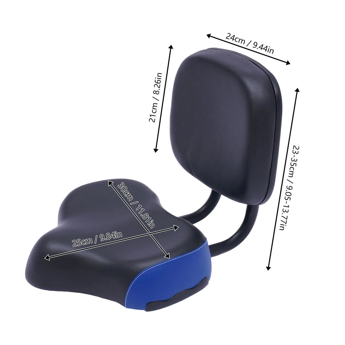 Backrest Saddle Bike Seat with Soft Backrest S25481