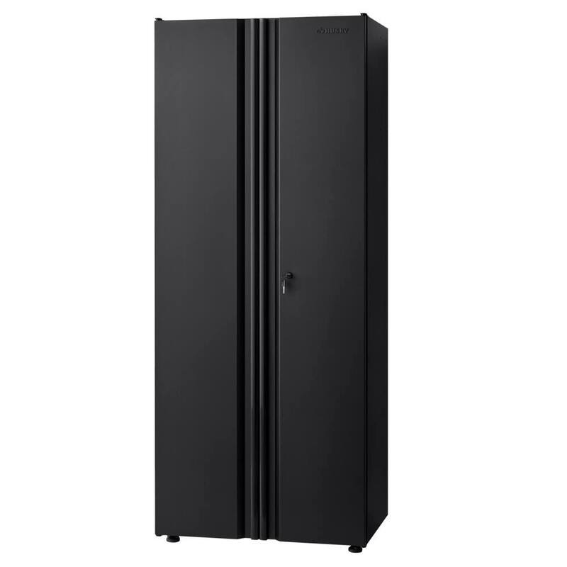 Black 24-Gauge Steel Freestanding Garage Cabinet M890544