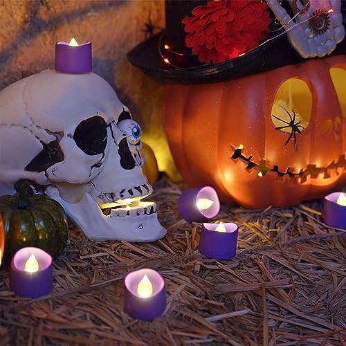12-Pack Flameless LED Tea Lights Candles Battery Operated O68234