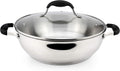 18/10 Stainless Steel 11 Inch Everyday Pan with Glass Lid L3949
