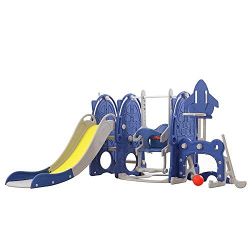 8 in 1 Toddler Slide and Swing Set H8103