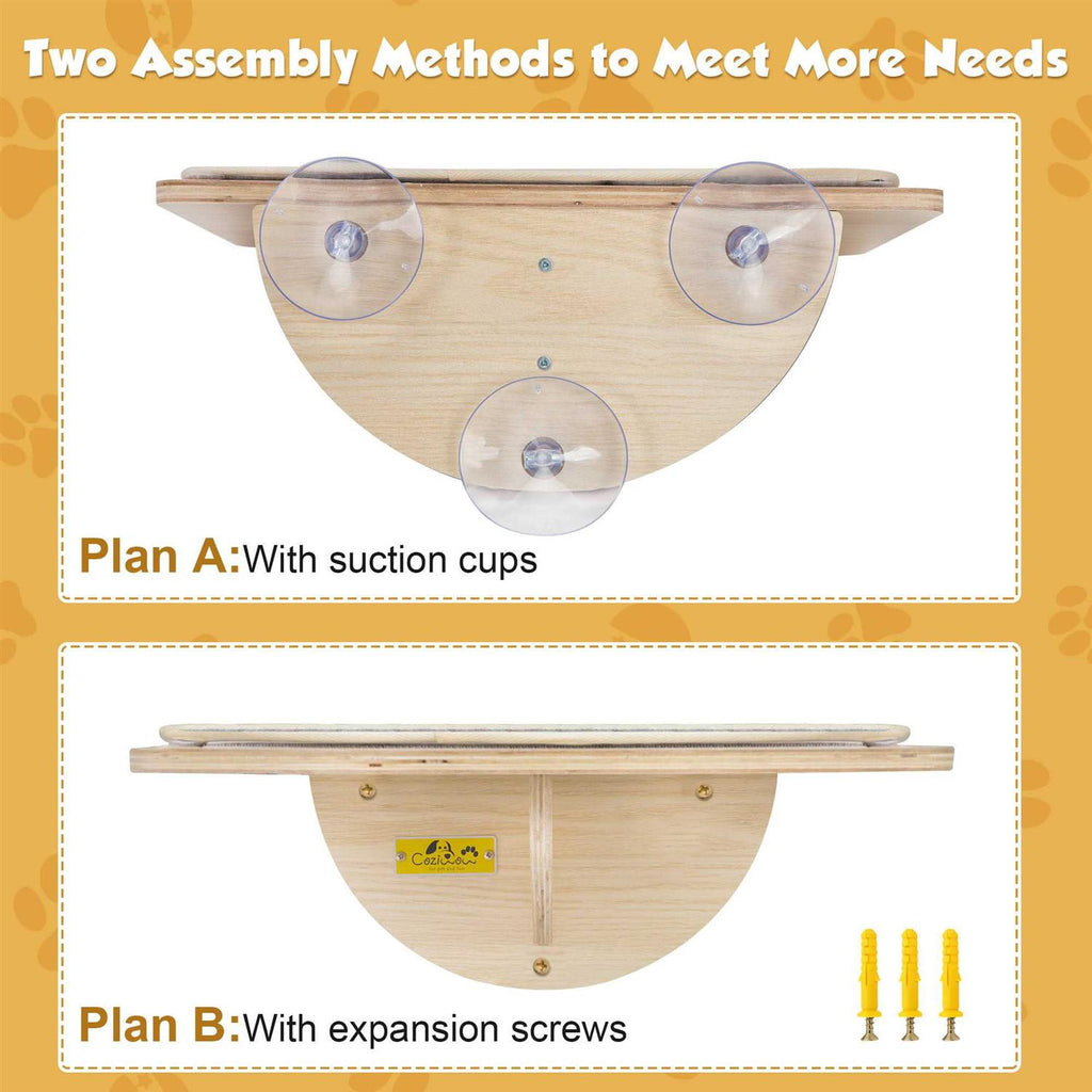 Cat Window Perch with Suction Cups Z3580