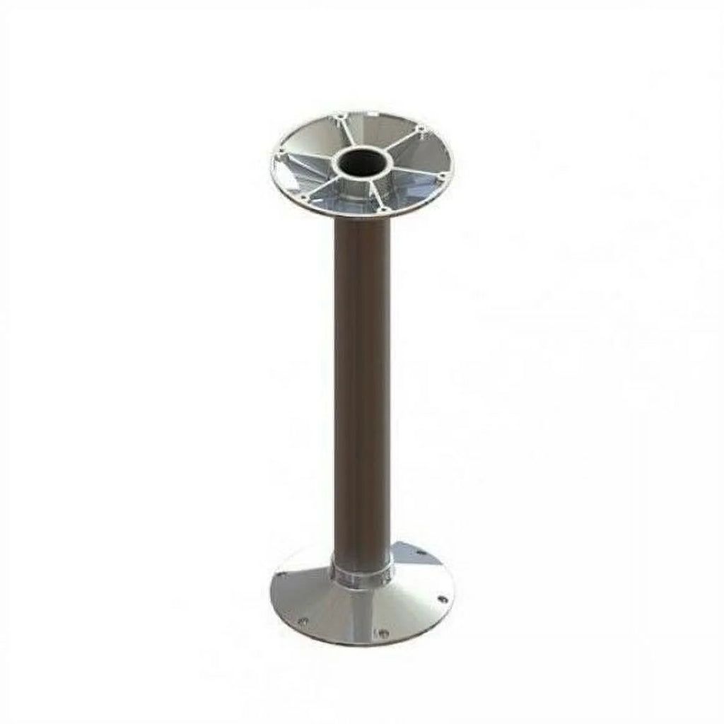 Dual Tapered Satin Aluminum Table Column, 28"L P978388
