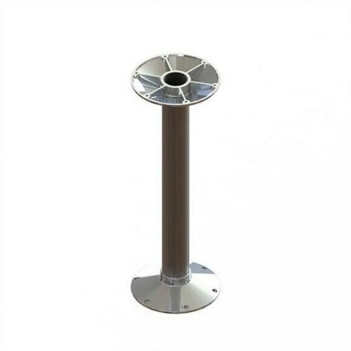Dual Tapered Satin Aluminum Table Column, 28"L P978388