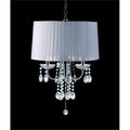 White Glass Chandelier Z71767