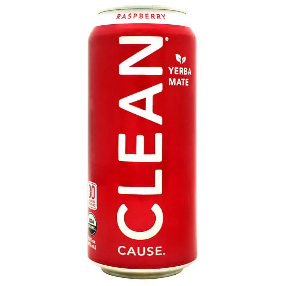 Raspberry Yerba Mate, 12 (16 fl oz) Cans B2216