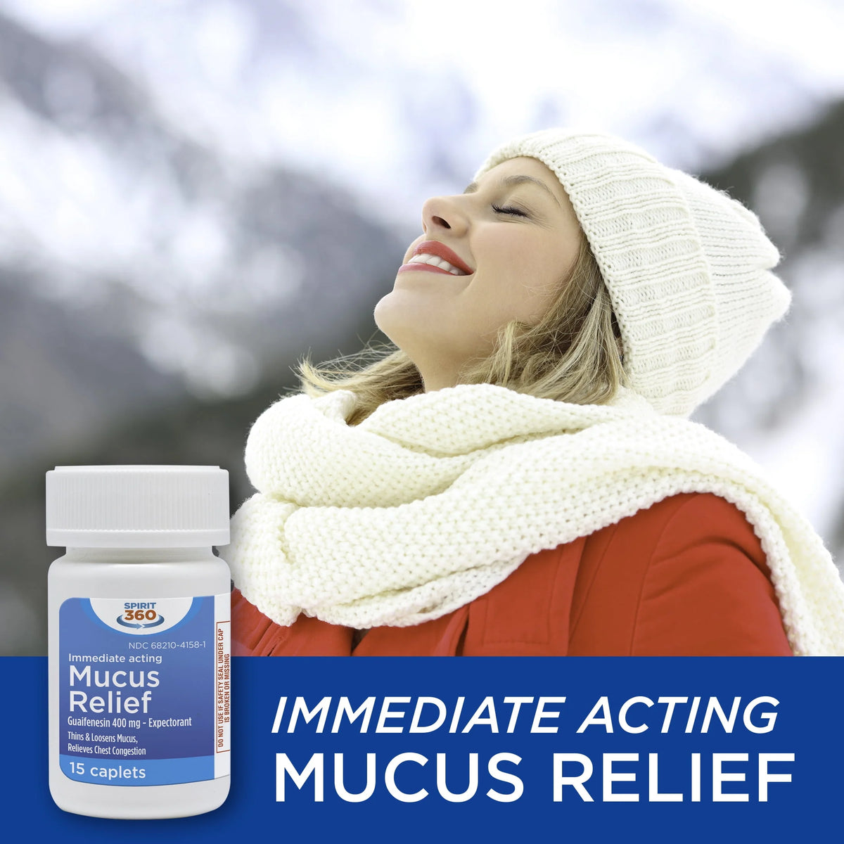 15 Caplets Mucus and Phlegm Relief Caplets N7524