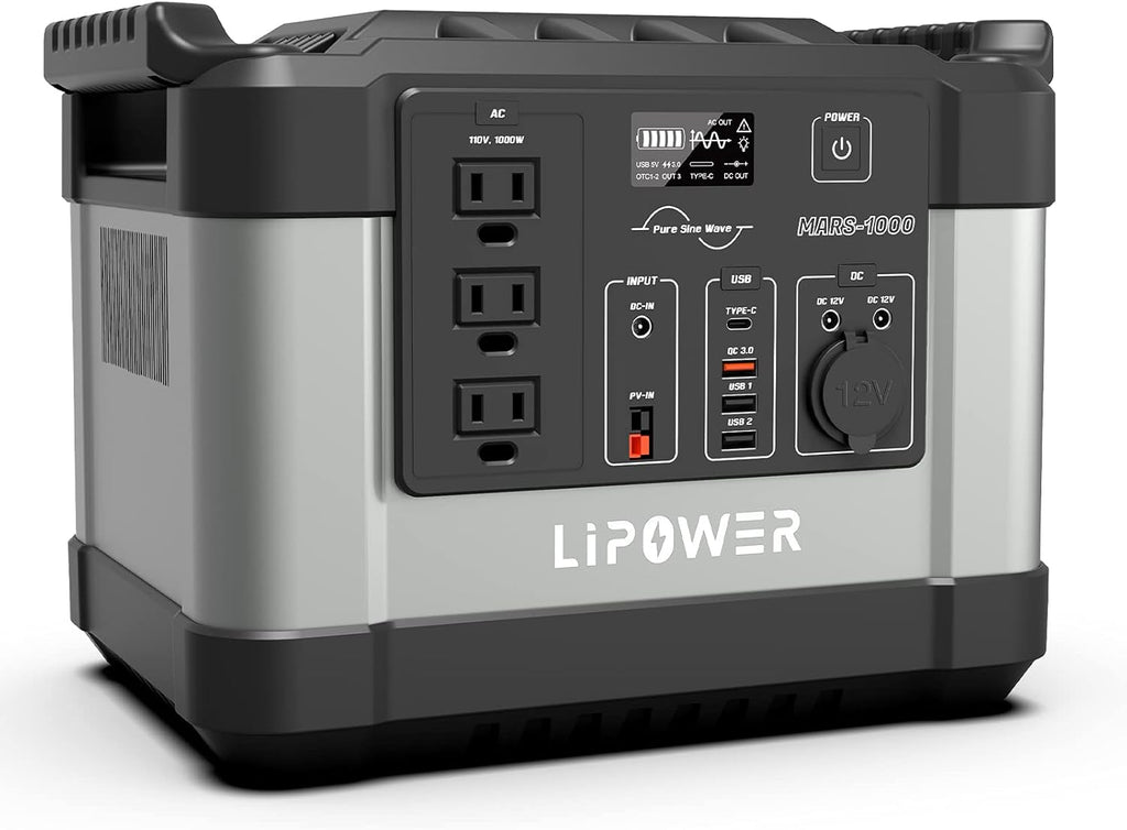 Portable Power Station 1000W 1100Wh with 110V Pure Sine Wave AC Outlet N9020