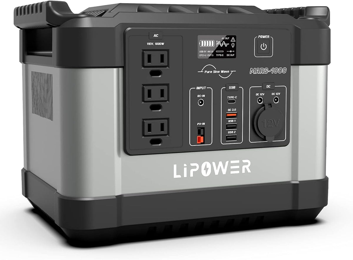 Portable Power Station 1000W 1100Wh with 110V Pure Sine Wave AC Outlet N9020