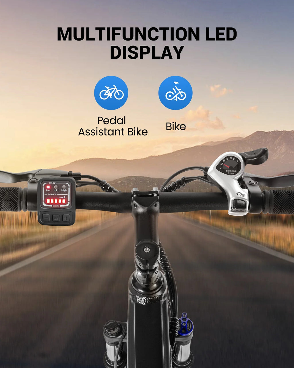 350W 26 Electric Mountain Bike with Removable Battery E22150