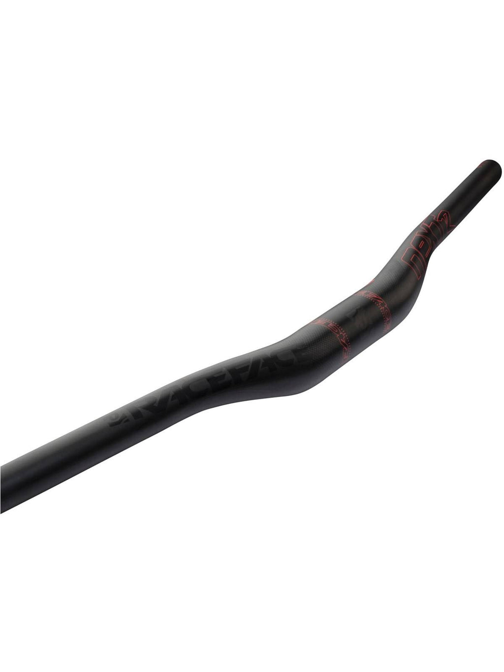 Carbon Riser Handlebar 35 x 800mm 20mm Rise Red G2007