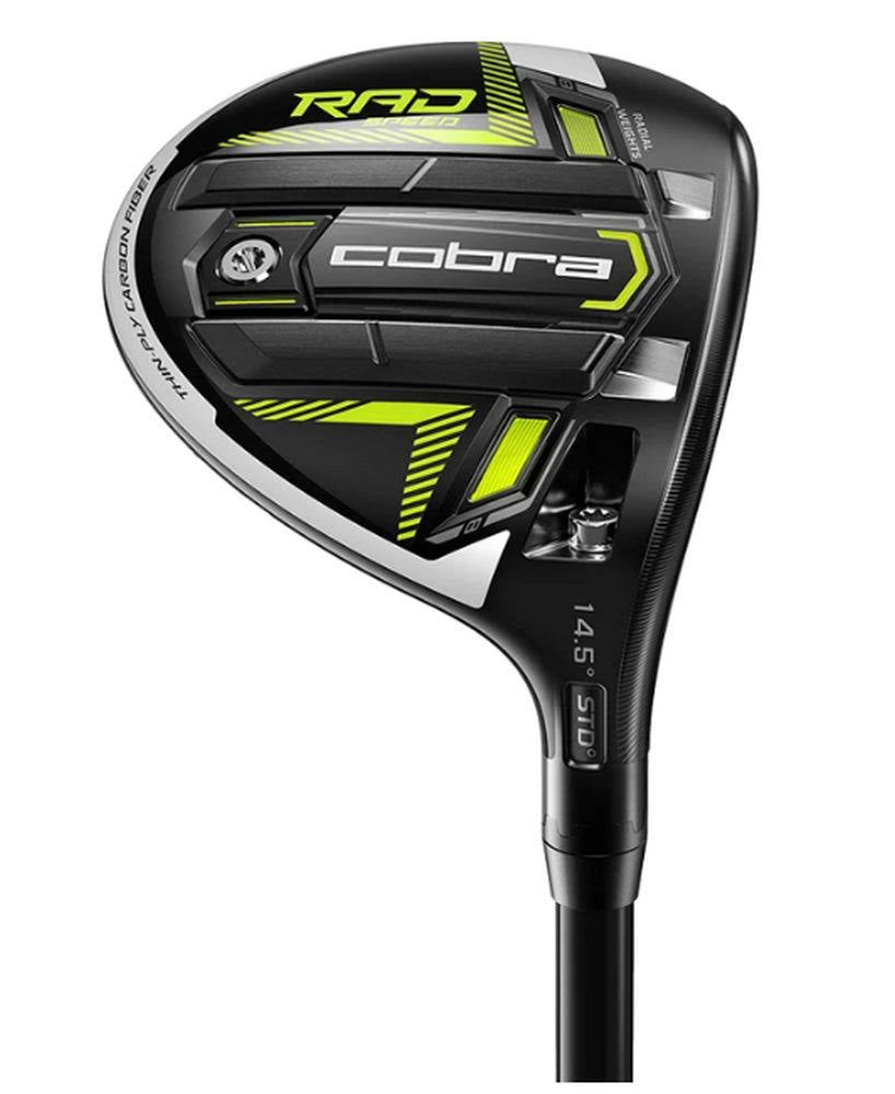 Black/Yellow Left Hand 3 Stiff Fairway Wood V7538