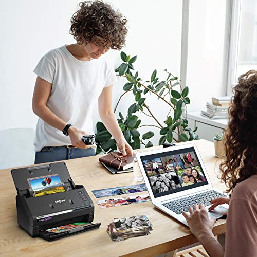 Black Wireless Photo and Document Scanning System F7624