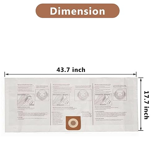 2 Pack Wet/Dry Air Filter Replacement for Shop Vac O61439