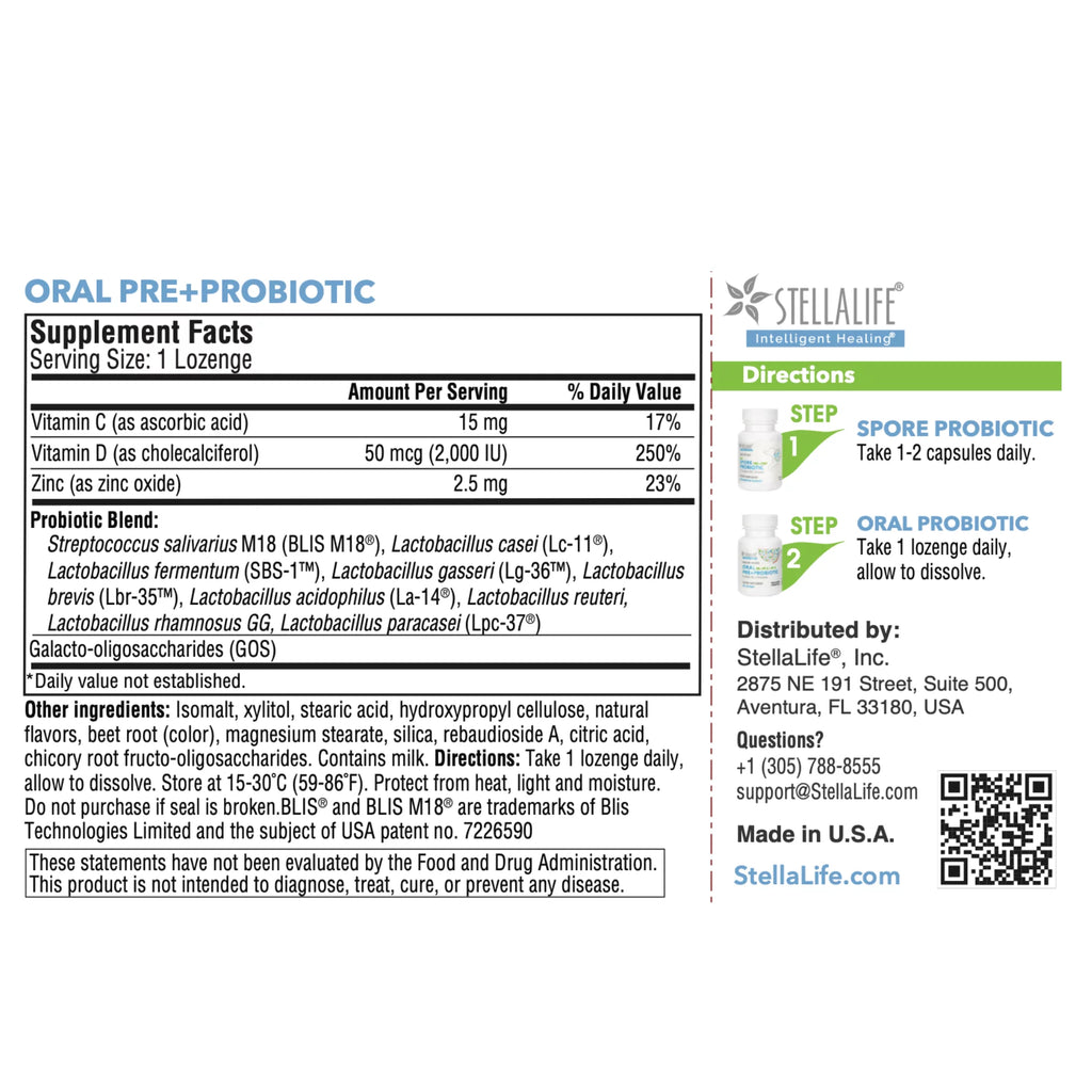 Probiotics Kit for Digestion and Dental Health J2534