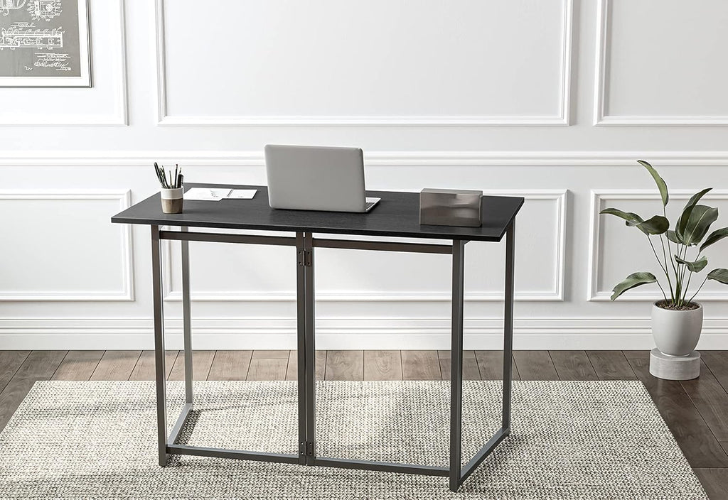 Black Folding Computer Desk W777947