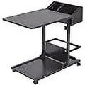 Black Height Adjustable Sofa Side Table B12929