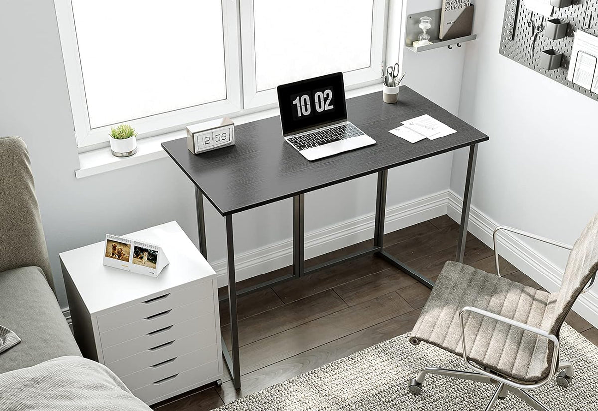 Black Folding Computer Desk W777947