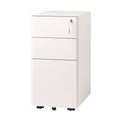 White 3 Drawer Vertical File Cabinet W42668