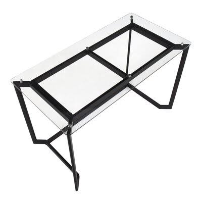 Black Glass Desk X17108