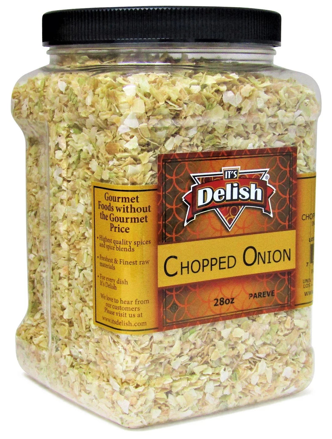 Dried Chopped Onion 28 Oz Jumbo Container Jar P9748