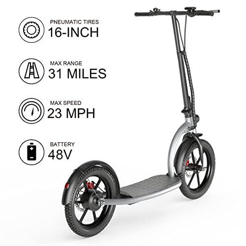 16" Pneumatic Tires Electric Scooter B49804