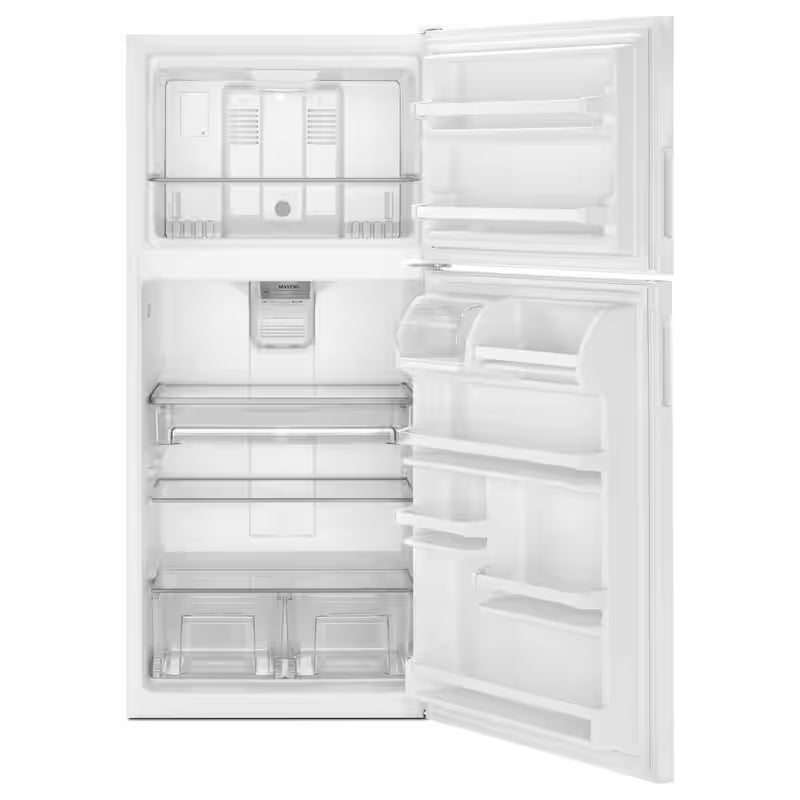 White 18 cu. ft. Top Freezer Refrigerator X51060