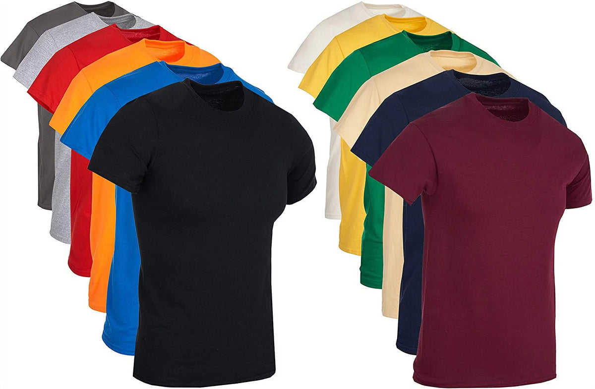 12 Pack Plus Size Men Cotton T-Shirt R867