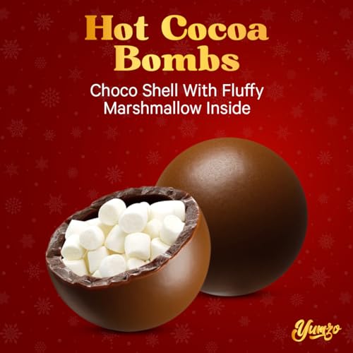 3 Pack Chocolate Bombs with Mini Marshmallows and Cocoa Powder Z858228