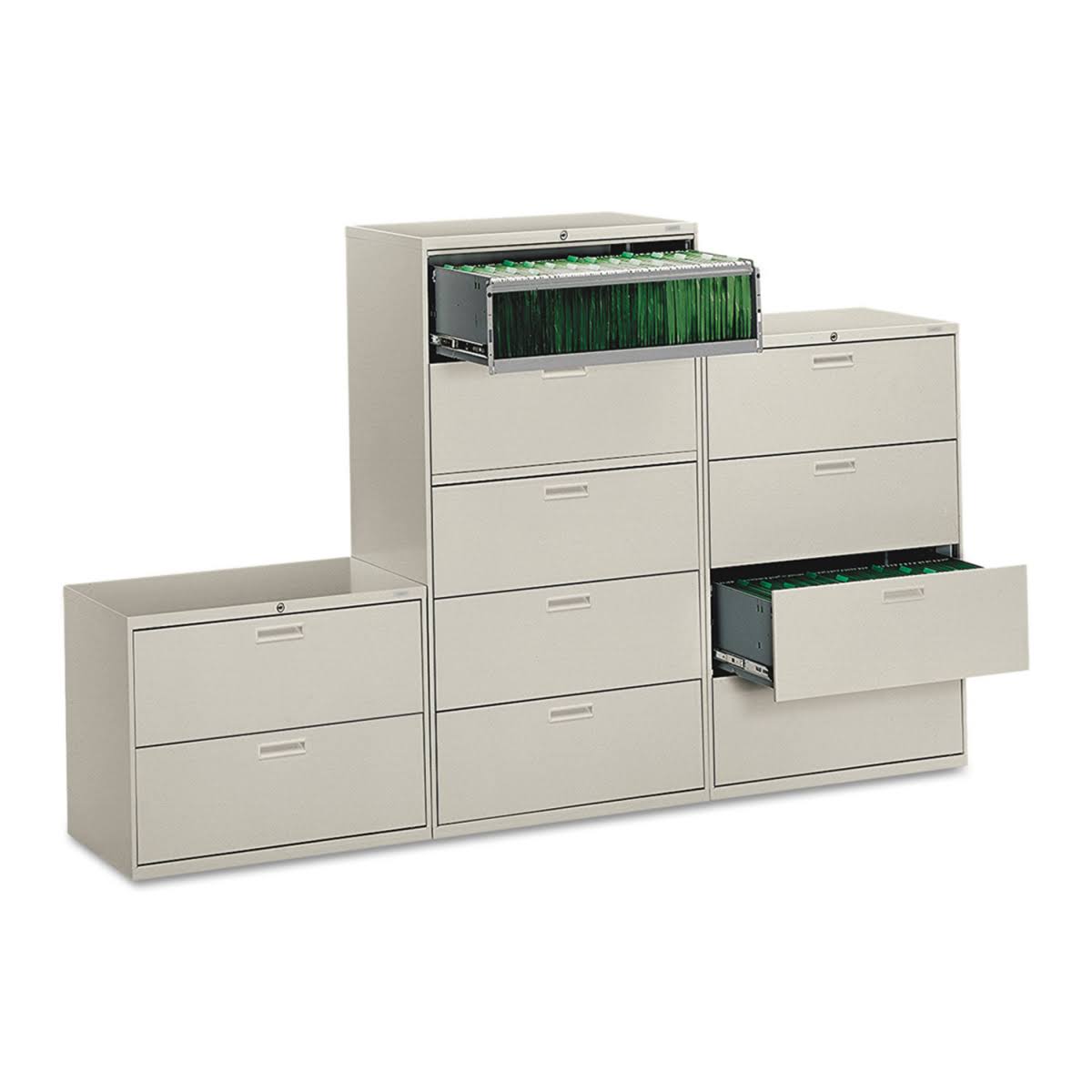 Light Gray Four-Drawer Lateral File X70487