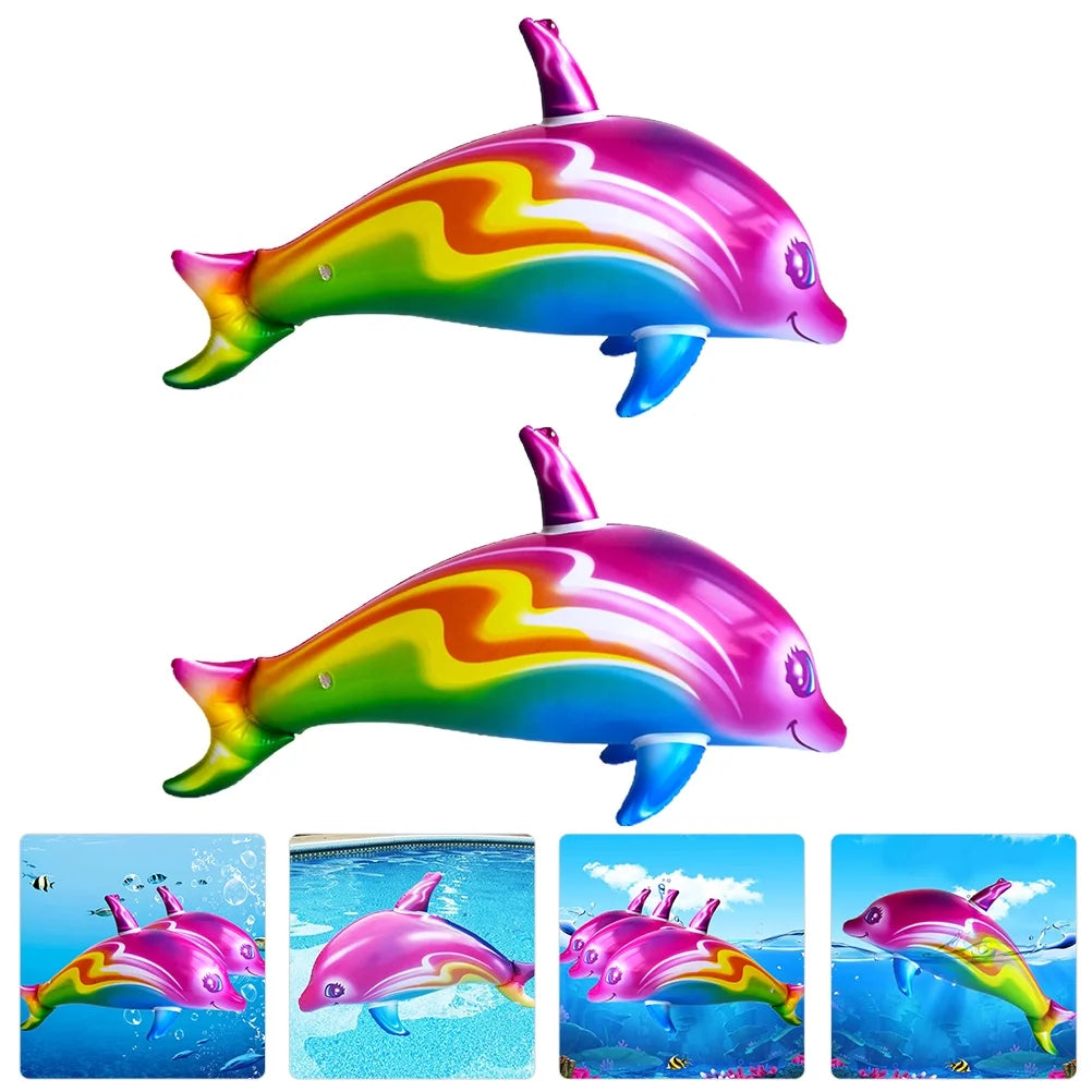 2pcs Big Inflatable Dolphin Toys B864683