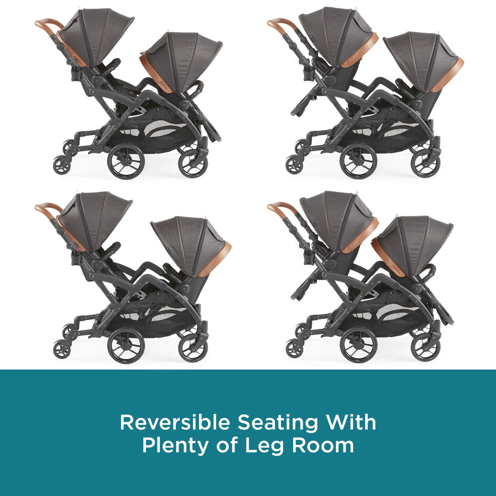 Black Double Tandem Stroller S404207