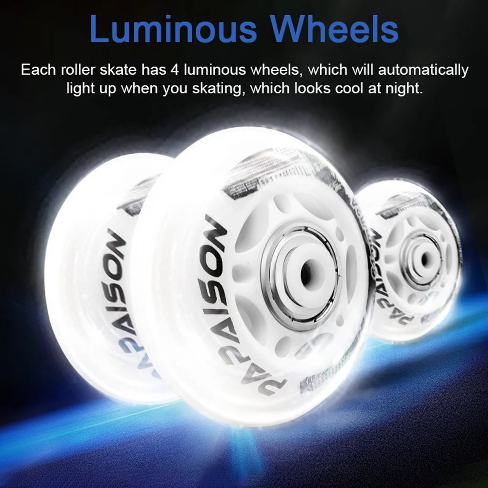 Adjustable Inline Roller Skates with Full Light Wheel I2404