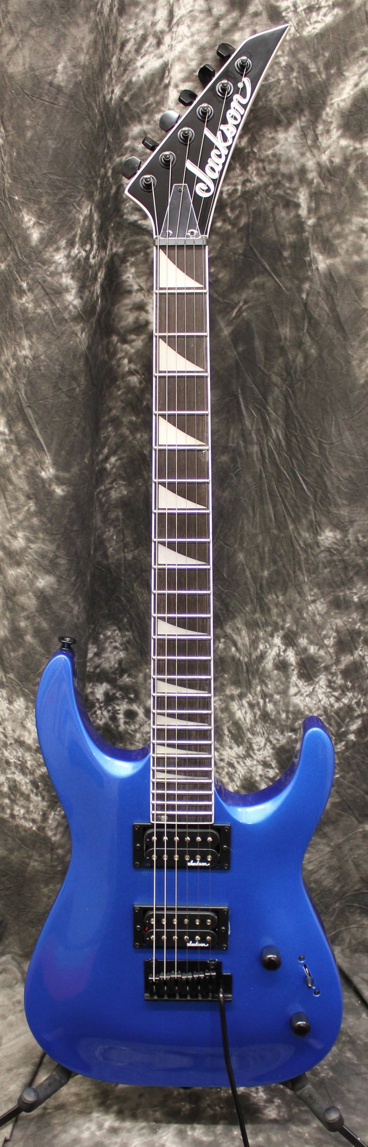 Metallic Blue Arch Top Electric Guitar N8281
