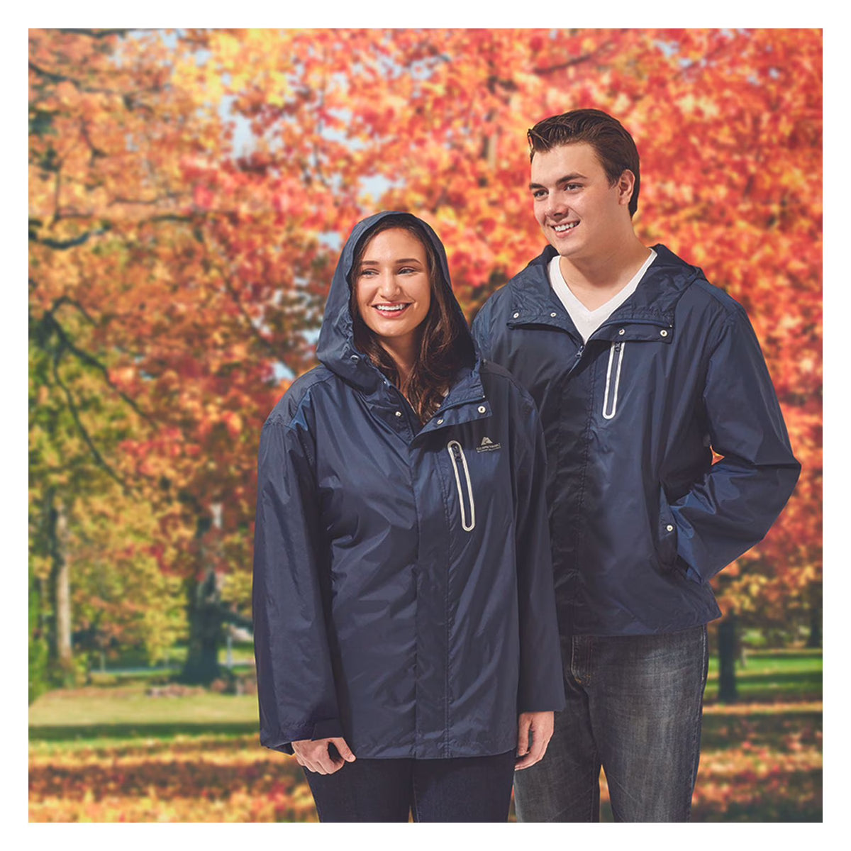 Blue Cove Long Sleeve Rain Jacket U7024