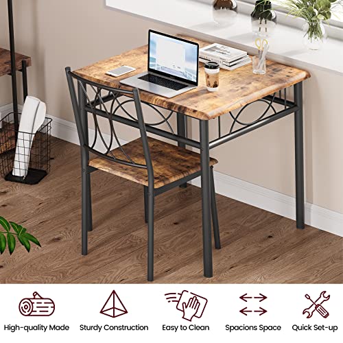 Dining Table Set for 4 with 4 Chairs Y366516