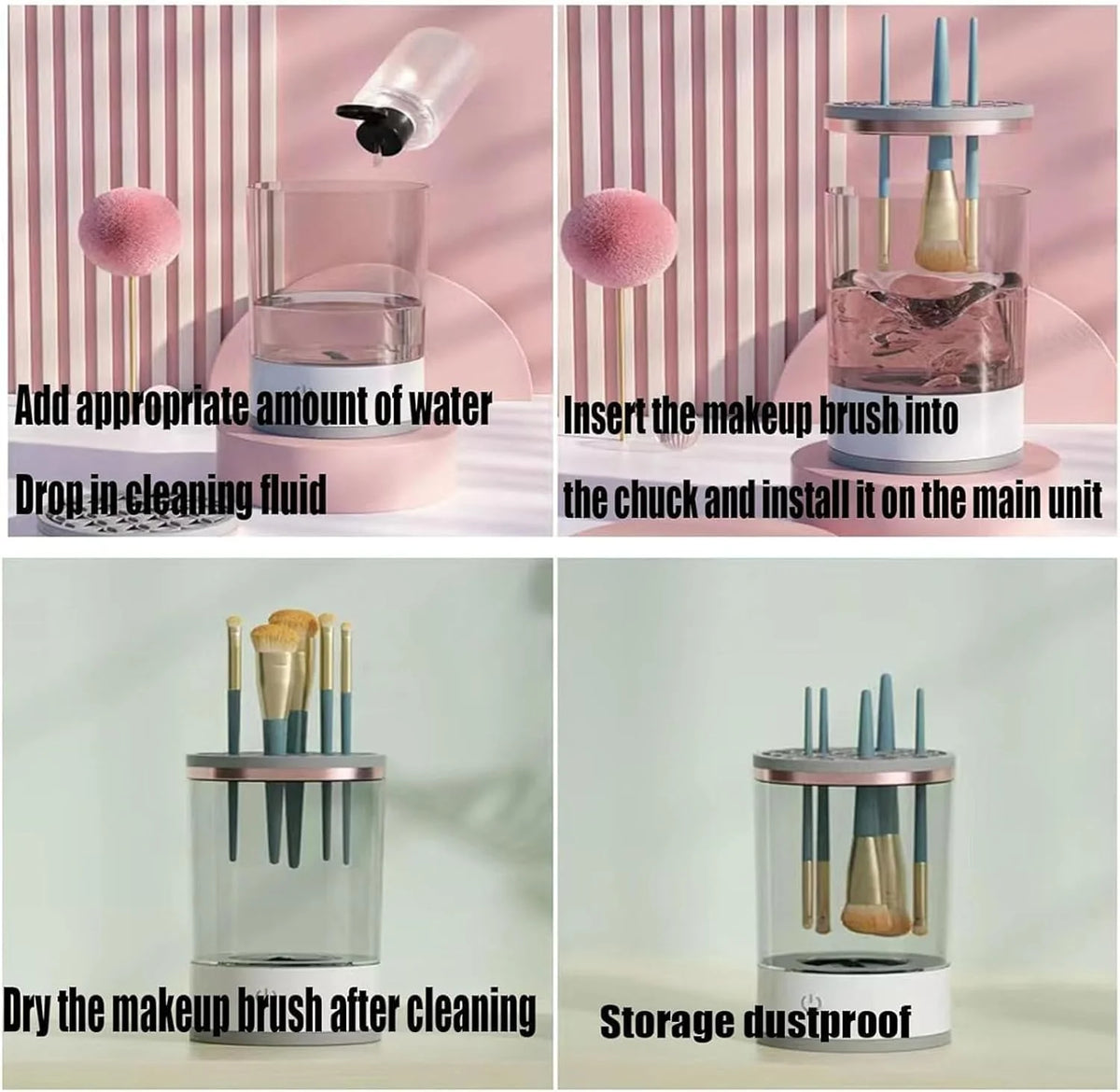 Electric Cosmetic Brush Cleaner I930