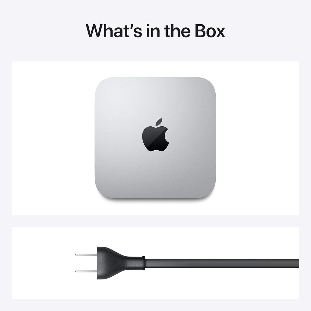 Apple Mac Mini with Apple M1 Chip (8GB RAM, 256GB SSD Storage) - Silver U2904
