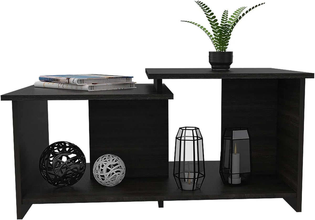 Espresso Coffee Table with Open Storage R147018