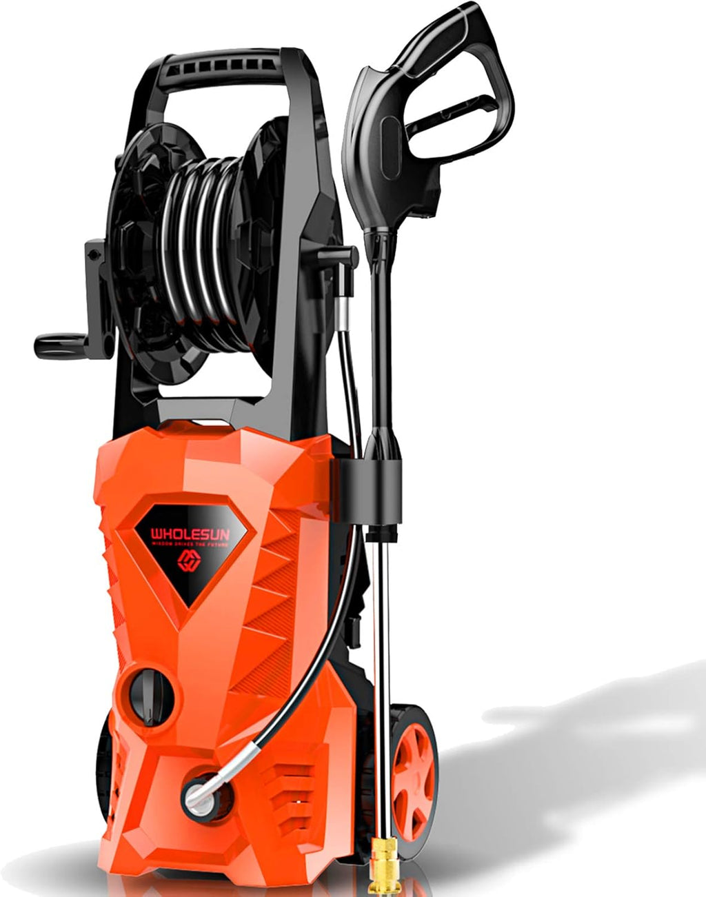Electric Pressure Washer 2.4 GPM 1600W with 4 Nozzles Foam Cannon N587845